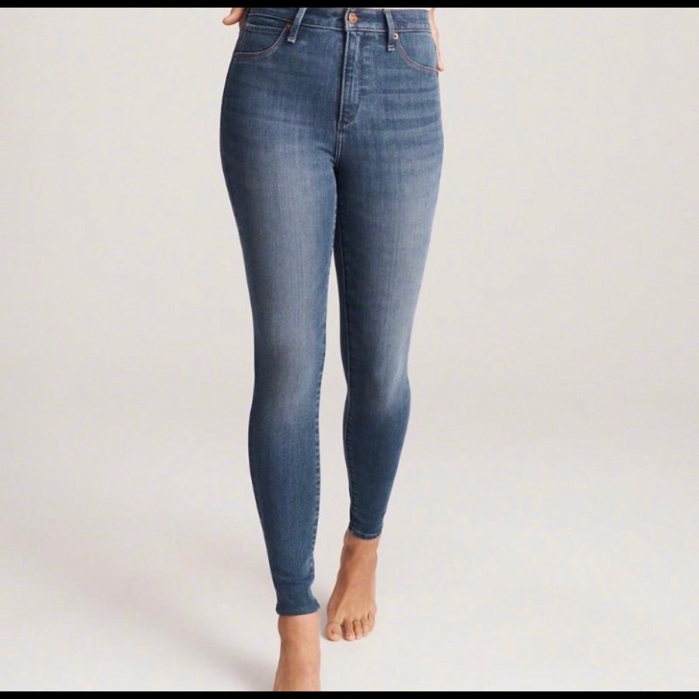 Abercrombie Simone High Rose Sculpt Jean Legging